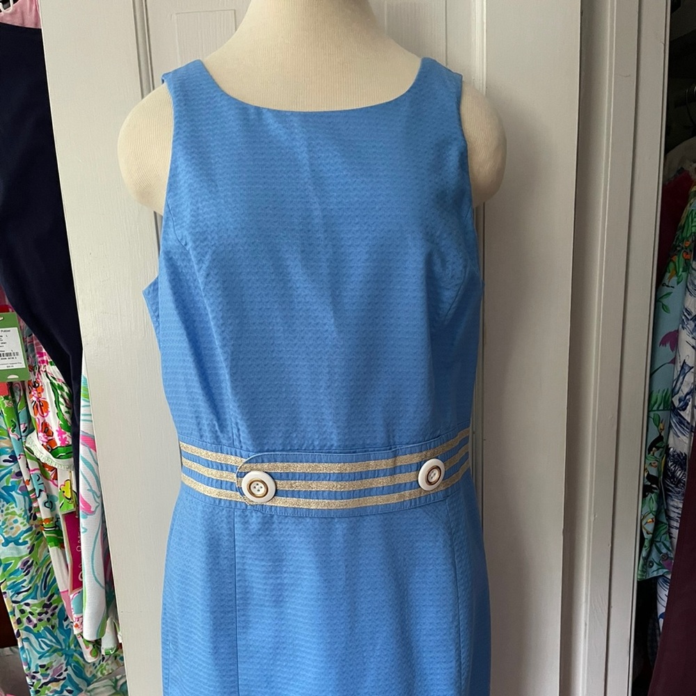 NWT Lilly Pulitzer SZ 12 Kirkland Tide Blue dress